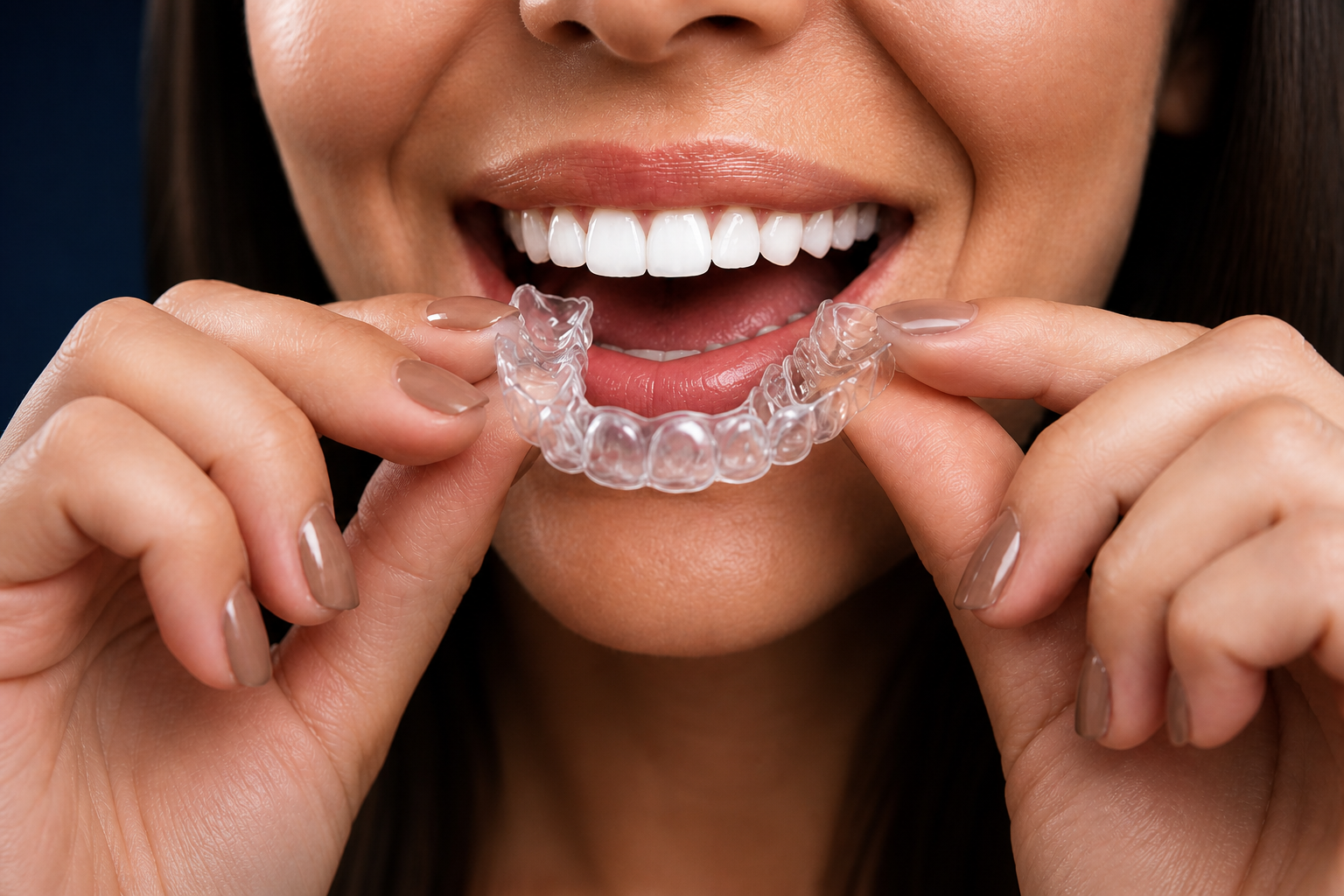 Alinhador transparente Invisalign